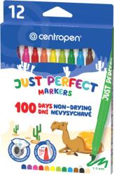 Centropen Perfect 2510 marker, kiszáradásmentes, 12 db