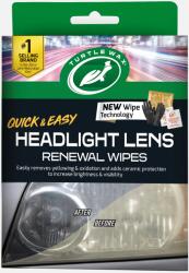 Turtle Wax Quick & Easy Headlight Lens Restore Wipes fényszóró felújító kendő