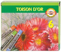 KOH-I-NOOR Toison d'Or 8511/6 - porpasztell kréta, 6 db (8511006009SV)