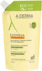 A-DERMA Exomega Control Lágyító tusolóolaj - Újrahasznosítható ECO utántöltő, 500 ml