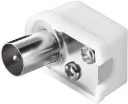  OEM Antenna csatlakozó 75 Ohm PAL(M), IEC169-2, csavaros, hajlított (11502)