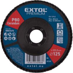 Extol 8803474 Lamellás csiszolókorong, korund 125mm, P80