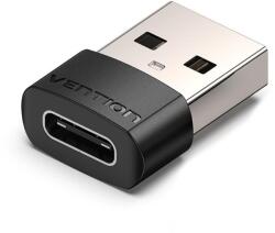 Vention USB 2.0 (M) to USB-C (F) OTG Adapter Black PVC Type (CDWB0)