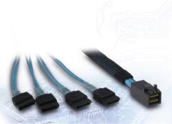 Inter-Tech (SFF-8643) Mini-SAS HD to 4x SATA, 0, 5 m (88885003)