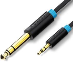 Vention 6.3mm Jack Male to 3.5mm Male Audio Cable 0.5m Black (BABBD)