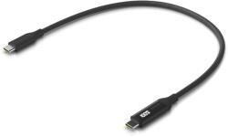 Ubiquiti UniFi töltéskijelzős, 100W, 480Mbps, 1m, fekete (UACC-Cable-USB-100W-1M-BK)