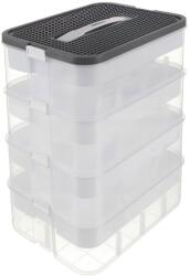Kruzzel Tárolódoboz építőjátékhoz, 29 l, 4 szintes (id18209-code25758)