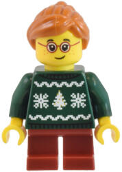 LEGO® Minifigurák Lány sötétzöld pulóverben cty1821 (cty1821)