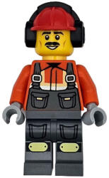 LEGO® Minifigurák Építőipari munkás fülvédővel cty1787 (cty1787)