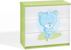 Kocot Kids Babydreams Dresser cu 3 sertare - Culori și modele multiple (KOBD_ZI_NMI)