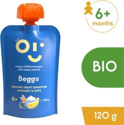 Beggs Organic Smoothie gyümölccsel, joghurttal és zabpehellyel 120 g