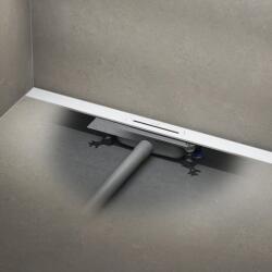 KALDEWEI Flowline Zero Zuhanyfolyóka 120 cm rozsdamentes acél fehér matt FlowDrain Regular 940100010711+687744800000 (KALDEWEISET23)