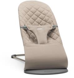 BabyBjörn Bliss Sand Grey Woven, sötétszürke kivitelben