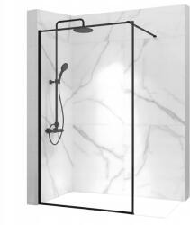 Rea Bler walk-in zuhanyfal 120 cm, matt fekete REA-K7631 (REA-K7631)