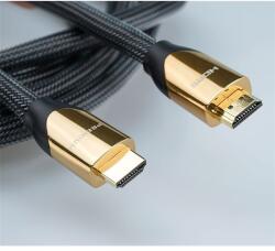 Roline Kábel HDMI 2.0 HDMI - HDMI High Speed Ethernettel, Premium, 4K60Hz, M/M, 1m, fekete 11.04. 5801 (11.04.5801)