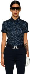 J. Lindeberg Tricou pentru femei J. Lindeberg Tour Tech Print Polo Topo Navy M