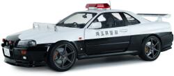 Solido Model de colecție SOLIDO Modern : Mașini - Nissan Skyline GT-R (BNR34) Japanese Police, White, 1999 (SOL1804317)