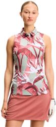 J. Lindeberg Tricou pentru femei J. Lindeberg Dena Print Sleeveless Polo Paradise Jadeite M