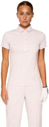 J. Lindeberg Tricou pentru femei J. Lindeberg Tour Tech Print Polo Topo Grey Lilac M