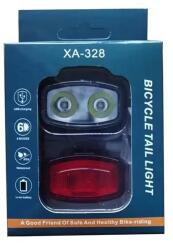 AFM Set Far si Stop Bicicleta cu Incarcare USB, LED Puternic, Rezistent la Apa (C47236)