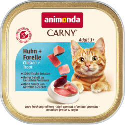 Animonda 64x85g animonda Carny Adult csirke & pisztráng nedves macskatáp