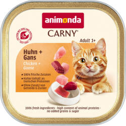 Animonda 64x85g animonda Carny Adult csirke & liba nedves macskatáp