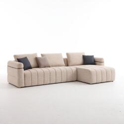  Delusso Amato 3 személyes sarokkanapé Beige / Bal