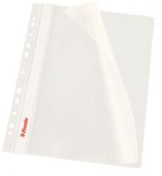 Esselte Dosar rapid, cu perforație euro, PP, A4, ESSELTE, VIVIDA, alb, 10 buc