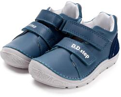 D. D. STEP Pantofi de băiat desculț cu velcro albastru (14BD31)
