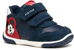 GEOX pantofi băieți velcro - Mickey albastru închis/roșu (149DDA)