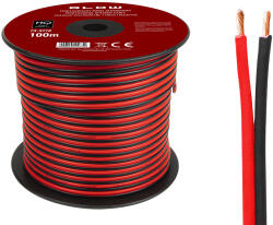 BLOW Cablu pentru difuzoare 2x4, 00 mm negru/roșu (73-377-)