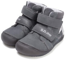 D. D. STEP Barefoot unicorn călcâi înalt necăptușit velcro fata pantofi - fluorescent s. grey model unicorn (148C98)