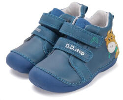 D. D. STEP girafă fără căptușeală velcro primul pas băieți pantofi albastru (148A83)