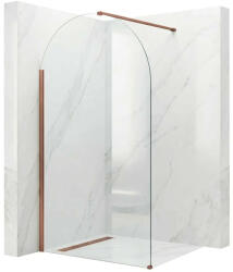 Rea Heaven zuhanykabin fal walk-in 90 cm réz csiszolt/átlátszó üveg REA-K6686 (REAK6686)