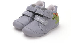 D. D. STEP balansoar potcoave fără căptușeală velcro primul pas băieți pantofi gri (148A88)