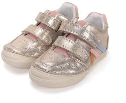 D. D. STEP Pantofi sport fete, cu velcro, auriu, 25-35 aur (14BEAB)