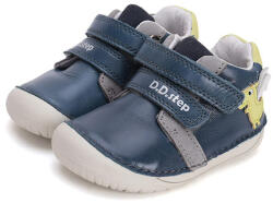 D. D. STEP Pantofi pentru băieți cu model Barefoot cu curele Velcro albastru/verde (144F94)