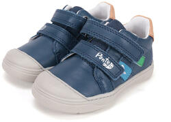 Ponte20 Pantofi sport băieti, supinați, albastru, velcro, 24-32 albastru (14BE69)