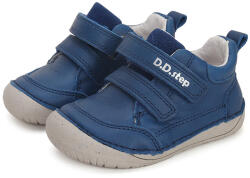 D. D. STEP băiat neacoperit velcro Barefoot pantofi Barefoot albastru (13EB2A)
