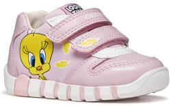 GEOX Pantofi fata Velcro - Looney Tunes roz (14C10D)