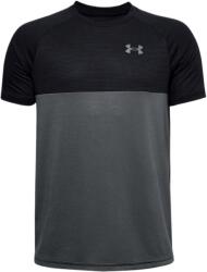 Under Armour TECH COLORBLOCK SS-BLK Fiúpóló L