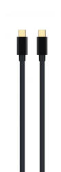 Gembird Mini DisplayPort - Mini DisplayPort összekötő kábel 1, 8m Apa-Apa - nagy felbontású kép- és hangátvitel, erős csatlakozók, megbízható jelminőség dokkolóhoz, monitorhoz, laptophoz és PC-hez