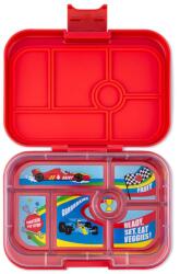 Yumbox Cutie de prânz ORIGINAL 6 625 ml, červená / mașini de curse, plastic, Yumbox (YBRRI202303C)