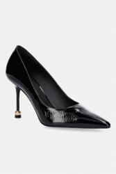Vanda Novak pantofi cu toc stiletto din piele Aleksandra Glossy Black 9BY2-OBDUZL_99X