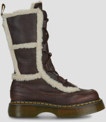 Dr. Martens Ghete Femei Buzz Lace WL High Leg Boot Dark Brown Dr. Martens Maro 41