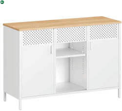 Artium Komoda 110x40x76cm, kov, bílá, AUK-E1420 WT