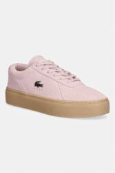 Lacoste COURT SET sportcipő női velúr - rózsaszín Női 37