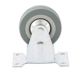 SIBRTEH 100x8, 2x32mm 65kg platform kerék fix, fém agy, csapágyazott (687097)