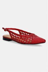 Billi Bi balerina cipő bőr Red nappa - piros Női 40 - answear - 43 990 Ft
