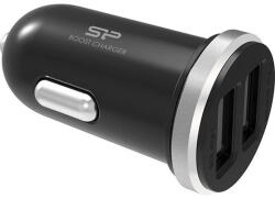 Silicon Power CAR CHARGER Silicon Power CC102P - 2.1A (10.5W) DUAL USB, Fekete (SP2A1ASYCC102P0K)